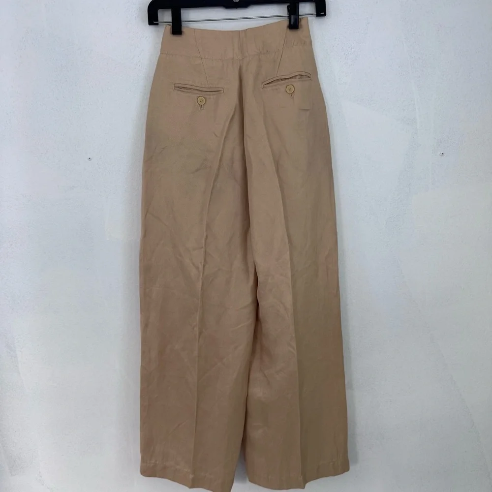 Aritzia Wilfred Le Fou Tango Trousers Tan Gold size 00